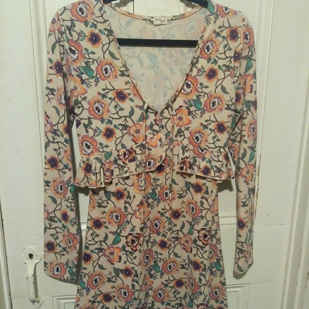 90s floral minidress